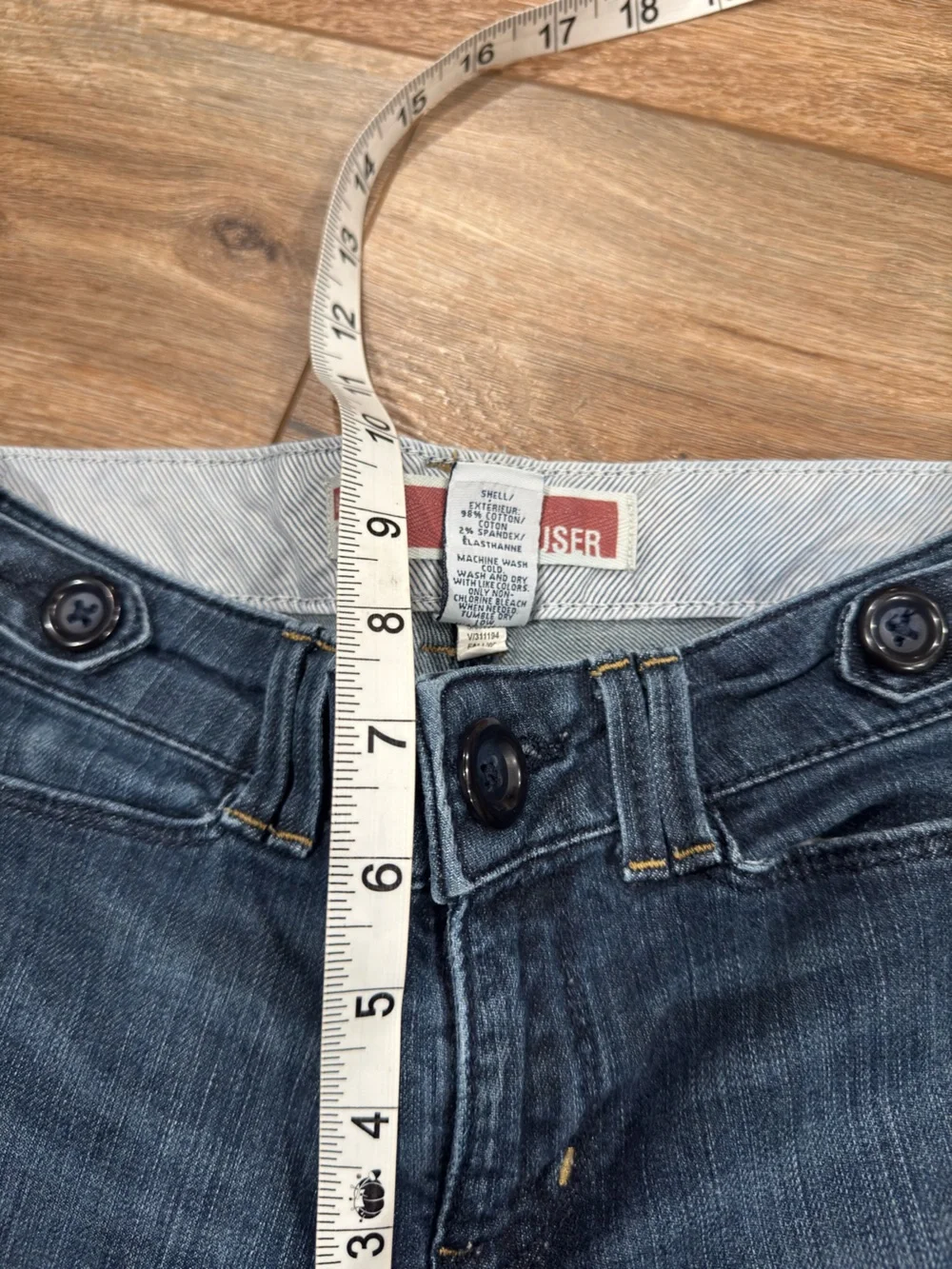 GAP Vintage 2009 Retro Y2k Low-rise Flared Cotton Trouser Jeans | Size 0